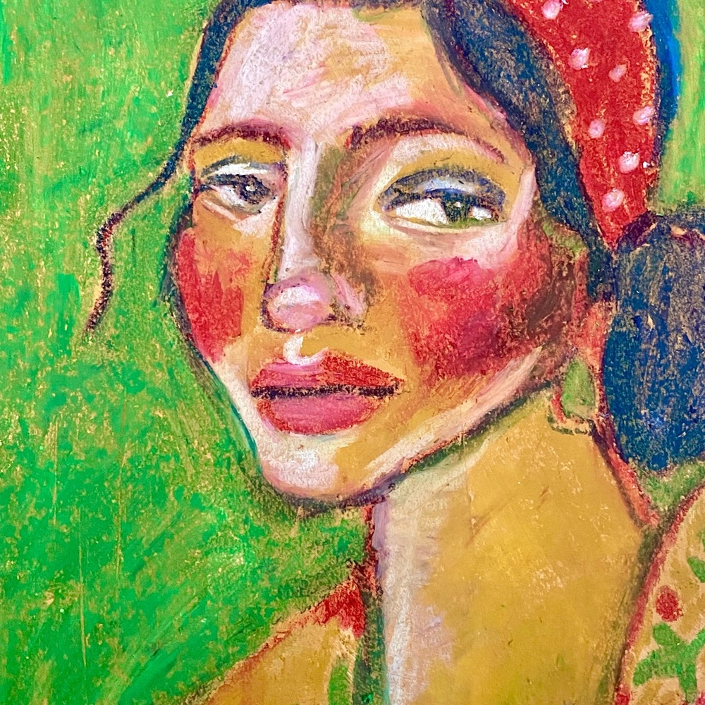 Vibrant Portrait Art Print